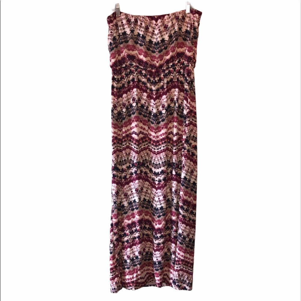 NWOT Trixxi Maxi Strapless Dress Size XL